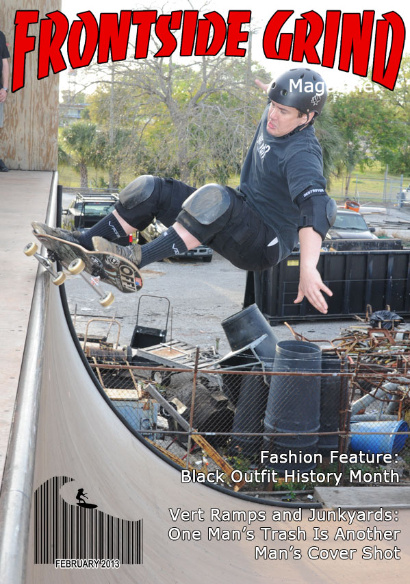 Todd Morrow's Second Frontside Grind Cover Shot